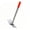 Peach Tipped Hoe, variant on Gardening Rakes Shovel, Dual-Head Garden Hoes Weeding Tools, 2 in 1 Heavy Duty Multipurpose Stainless Steel Garden Cultivator Hoe Rake Hand Tool for Loose Soil Outdoor Lawn