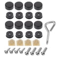 thumbnail image 1 of Shisuyan 1 Set License Plate Screws License Plate Retainers Car License Plate Fastener Screws, 1 of 8