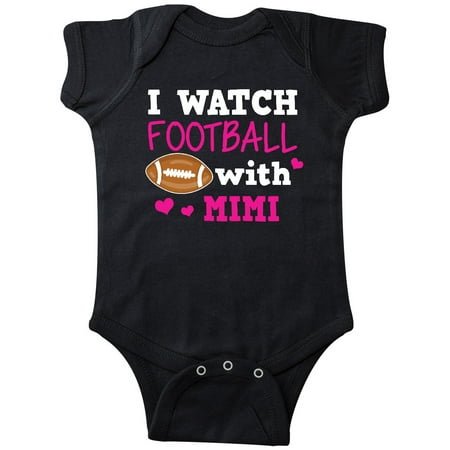 

Inktastic I Watch Football with My Mimi Gift Baby Girl Bodysuit