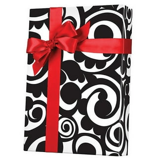 DaySpring - Studio 71 - Festive Florals - 4 Reversible Christmas Wrapping  Paper Roll Set 