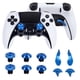 thumbnail image 4 of Compatible con el mando Edge de PlayStation 5: tapas metálicas altas/bajas para joysticks, palancas PS5 y kit de botones traseros, 4 of 5