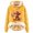 Yellow, variant on NinXxx Women's Cow Print Fashionable Long Sleeve Sweatshirt Cozy Comfort Bronze XXL