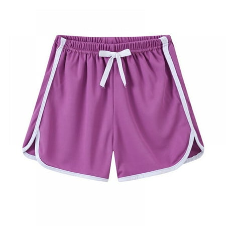 

URMAGIC Girls Active Running Shorts Quick Dry Swimwear Bathing Suit Casual Sport Summer Shorts with Drawstring 2-7 Years