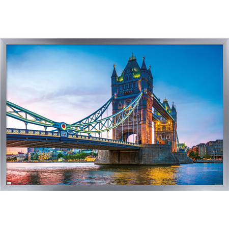 Timeless Visions - Tower Bridge Wall Poster 22.375 x 34 Framed