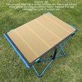 thumbnail image 3 of Foldable Camping Table Pad Outdoor Cooking Tools Waterproof Wearproof Heat Resistant Prevent Slip Rubber Folding Camping Table Mat for Picnic, 3 of 7