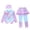 1-Light Blue21590, variant on Tiijoy Girl's Long Sleeve Rashguard Swimsuit Pants Swim Cap Bathing Suits, 3-Piece, Sizes 2-12