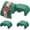 Dark Green, variant on 4pcs Watch Case Pillows, M Shaped Display Pillow Velvet Cushion Replacement for Bracelet Storage Black