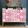 thumbnail image 5 of Wall Tile Stickers Peel and Stick Backsplash Decals 10Pcs Pink Flowers Pattern Decor Kitchen Bathroom Mural 5.9"x5.9", 5 of 8