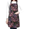 thumbnail image 4 of Bingfone Orchids Flowers Apron Gifts For Men, Women Professional Grade Chef Apron for Kitchen,BBQ & Grill, 4 of 8
