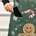 thumbnail image 5 of Yayeee Chief Kitchen Apron with Pockets for Cooking Water Resistant Unisex Adjustable Neck Strap, Christmas Gingerbread, 5 of 7