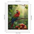 thumbnail image 2 of Paint by Numbers Kit for Adults, Colorful Parrot Perched Fruit Branch Paint by Numbers, Easy Paint by Numbers Kit for Adults Beginner, DIY Adult Paint by Number Kits on Canvas, Home Decor, 2 of 7