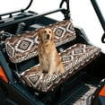 thumbnail image 3 of Garronmavis Aztec UTV Seat Covers Heavy Duty Camo Seat Covers Compatible with Kawasaki Mule Anti-Scratch Easy to Install Compatible with Kawasaki Mule 4010 4x4(2009-2025), 3 of 7
