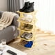 thumbnail image 5 of Zapatero de Esquina Ensanchado y Grueso | Pequeño Organizador de Plástico Extraíble y Lavable | Fácil Instalación Sin Herramientas | Diseño de Rejillas Ventiladas para Hombres, Mujeres y Niños | para, 5 of 5