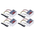 thumbnail image 3 of Temperature Controller,4PCS LED Digital Temperature Temperature Control Switch Digital Thermostat Sturdy Construction, 3 of 8