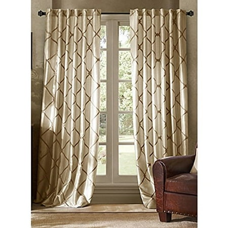 Bombay Garrison 63 Inch Grommet Window Curtain Panel In Ivory