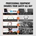 thumbnail image 3 of SKYSHALO Zip Line Adventure Set, 120ft Length for Children and Adults, Supports Up to 500 lbs, Fast Install for Outdoor Fun, Includes Durable Stainless Steel Cable, Spring Brake, Secure Harness, and S, 3 of 9