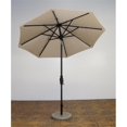 thumbnail image 1 of 7.5 x 8 ft. Rib Premium Market Umbrella - Licorice Frame, Antique Beige Canopy, 1 of 1