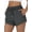 Gray, variant on Sundazz Athletic Shorts for Women Running Gym Workout High Waisted Sweat Shorts with Pockets