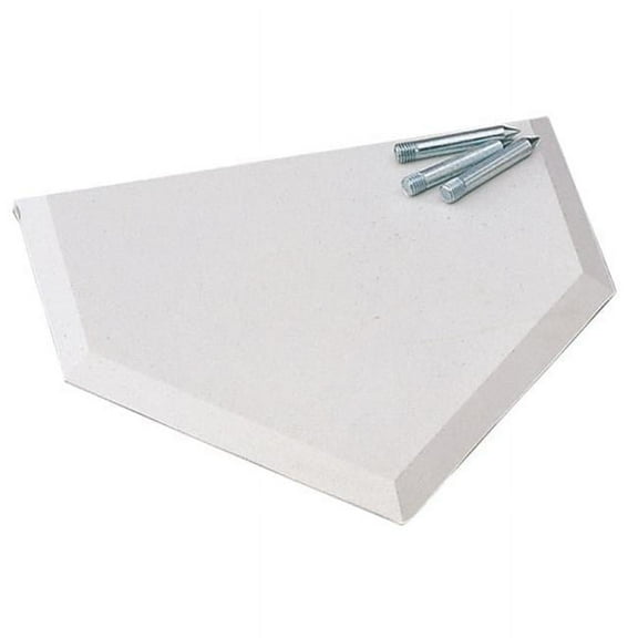 E-Z Slide Home Plate, White