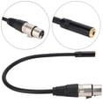 thumbnail image 4 of 3.5MM Female To XLR Female Audio Adapter Cable Zinc Alloy Interface Patch Cord, 4 of 8