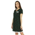 thumbnail image 3 of Inkmeso Printed V-Neck Nightgown Sleepwear For Womens Nightshirt Soft Button Sleepdress, 3 of 7