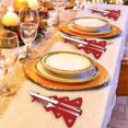 thumbnail image 3 of 12 Pcs Christmas Silverware Holders Set Xmas Table Decorations Christmas Tree Cutlery Holders Pockets, 3 of 5