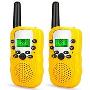 GLUAAE Happy Gift Toys for 3-12 Year Old Girls, Walkie Talkies for Kids Toys for 3-12 Year Old Boys Toys Gifts for Teen Boys Gifts for Teen Girls Birthday Gifts (Yellow)