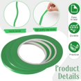 thumbnail image 3 of 6 Pcs Vinyl Pinstripe Tapes Masking Painter Tapes High Temperature Low Tack Automotive Car Paint for Easy Removal Trim Thin Finishing Masking(Blue,1/16,1/8, 1/4 Inch), 3 of 6