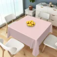 thumbnail image 3 of Tchckioa Pastel Pink Square Tablecloth,Waterproof Table Cloth for Kitchen,70x70 Inch, 3 of 6
