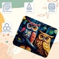 thumbnail image 3 of Owl Square Desk Pad Mouse Mat Gaming Mousepad, 8.3x9.8 Inch, Non-Slip Rubber Bottom, Printed, Suitable for Office and Gaming, 3 of 6