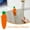 orange, variant on Clearance Office&Craft&Stationery under $5,Creative 3D Stereo Carrot Shape Bookmark Fun Reading Book Folder Pager