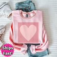 thumbnail image 2 of Valentines Heart Sweatshirt, Couple Valentines Sweatshirt, Anniversary Day Sweatshirt - Sizes S-5XL ,Art Print JSC, 2 of 6