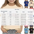 thumbnail image 3 of Freshbabe Girls' Printed Short-Sleeved T-shirt, Round Neck, Casual and Versatile, A Must-Have for Holiday Gifts., 3 of 5