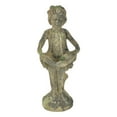 thumbnail image 1 of Esschert Design AC139 Aged Ceramic Girl Moss Bird Feeder, Green - Small, 1 of 1
