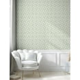 thumbnail image 5 of Ambesonne Green Peel & Stick Wallpaper for Home, Maze Shaped Squares Lines, 13"x72", Pistachio Green White, 5 of 6