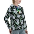thumbnail image 6 of Sikiie Cartoon Koala Bear Women's Casual Hoodies Long Sleeve Lightweight Pullover Tops Loose Sweatshirt-XX-Large, 6 of 7