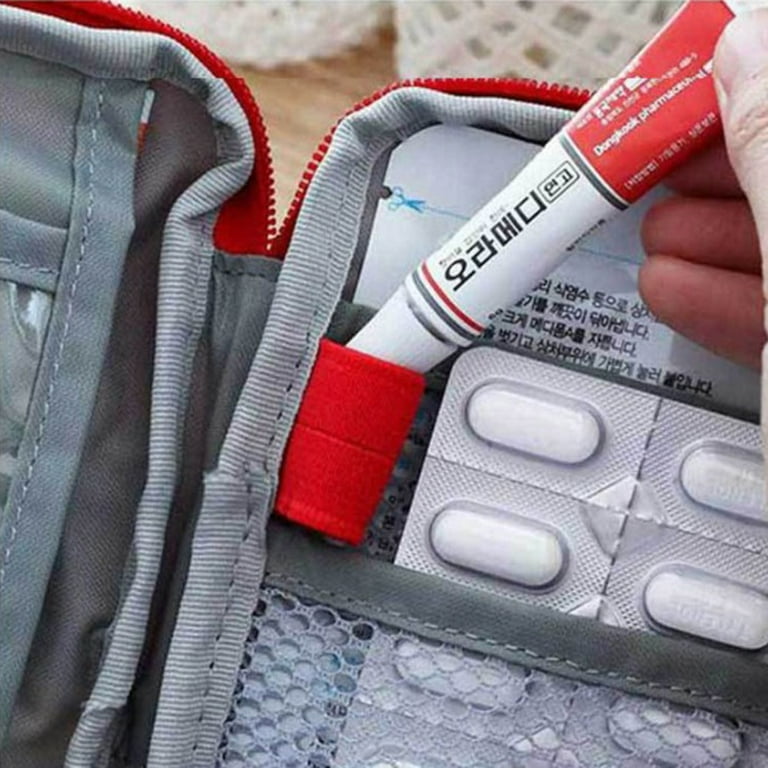Ready Stock】 ❅ C31 Home Medical Storage Bag Travel Outdoor Camping Sorting Band  Aid Organizer Emergency Survival Medicine First Aid Supplie Package