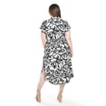 thumbnail image 3 of Vestido camisero estampado tropical Roman Fashion /Tallas Extras, 2619 (Negro) negro 38, 3 of 6
