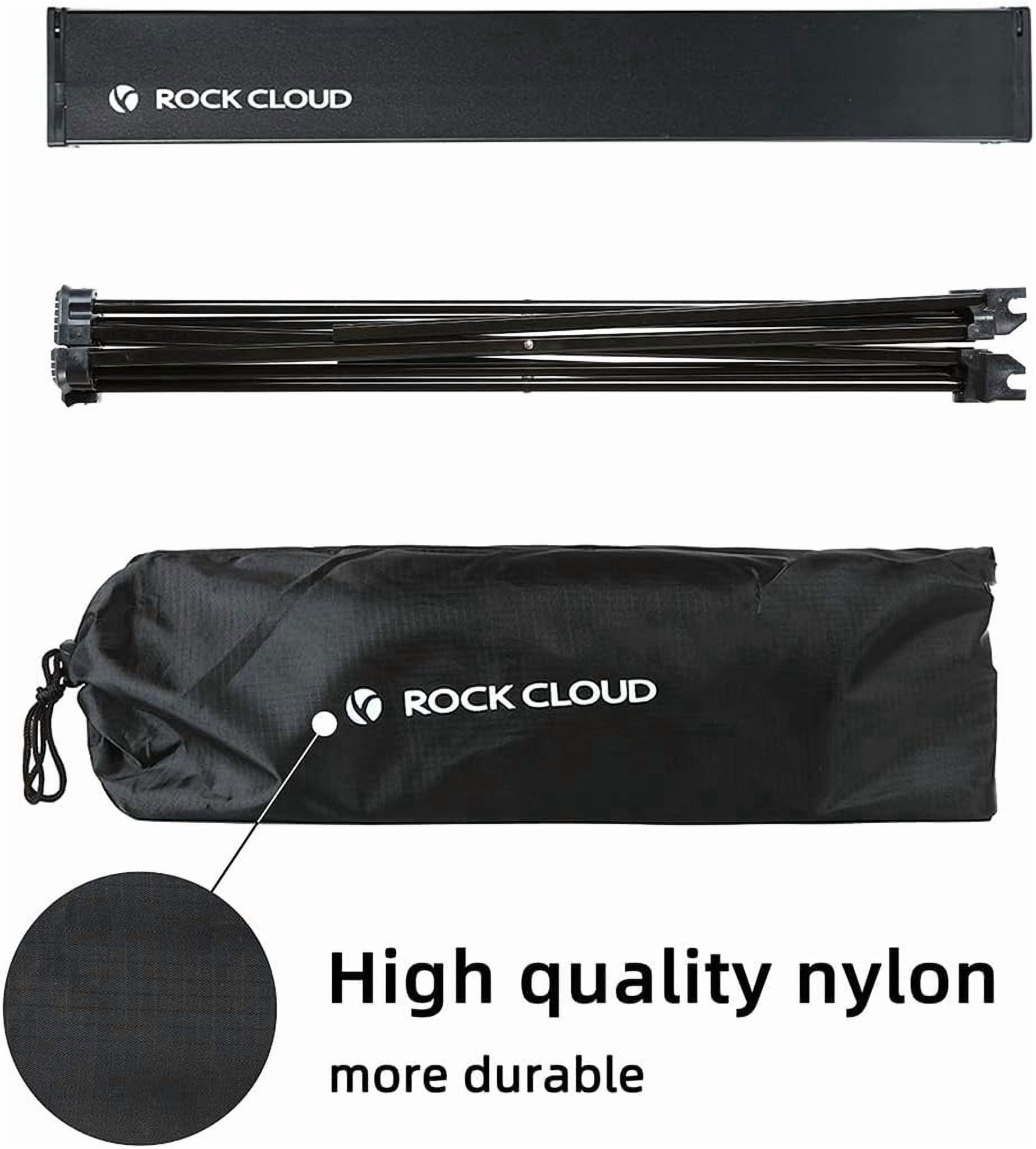 Portable Camping Table Ultralight Aluminum Camp Table with Storage Bag Folding Beach Table for Camping Hiking Backpacking Outdoor Picnic