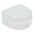 thumbnail image 1 of Denture Retainer Box, Locking Tightly Snap On Protective  Waterproof Portable Size Mouthguard Container Box  For Outdoor Use, 1 of 8