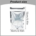 thumbnail image 3 of HandyHome 100Pack Resealable Stand Up Storage Bags, Reclosable Zipper Pouch Thick Mylar Bags, Multi Purpose Self Sealing Stand Up Pouches for Household Storage and Merchandise Packaging, 3 of 4