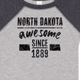 thumbnail image 4 of Inktastic North Dakota Awesome Since 1889 Boys or Girls Baby Bodysuit, 4 of 5