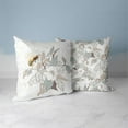 thumbnail image 3 of Bee Bush Bliss Indoor/Outdoor Pillow in Gray 28x28, 3 of 7