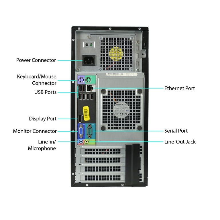 Dell OptiPlex 790 MT Computer i7-2600 Windows 10