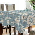thumbnail image 3 of SKYSONIC Floral Pattern Tablecloth Waterproof Washable Polyester Square Table Cover Durable Tablecloth for Kitchen Dining Table Party Decor (54 X 72 Inch), 3 of 7