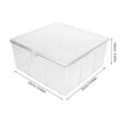 thumbnail image 2 of FESTFENDS Durable Acrylic Card Storage Box with Easy Access Snap Design Transparent, 2 of 8