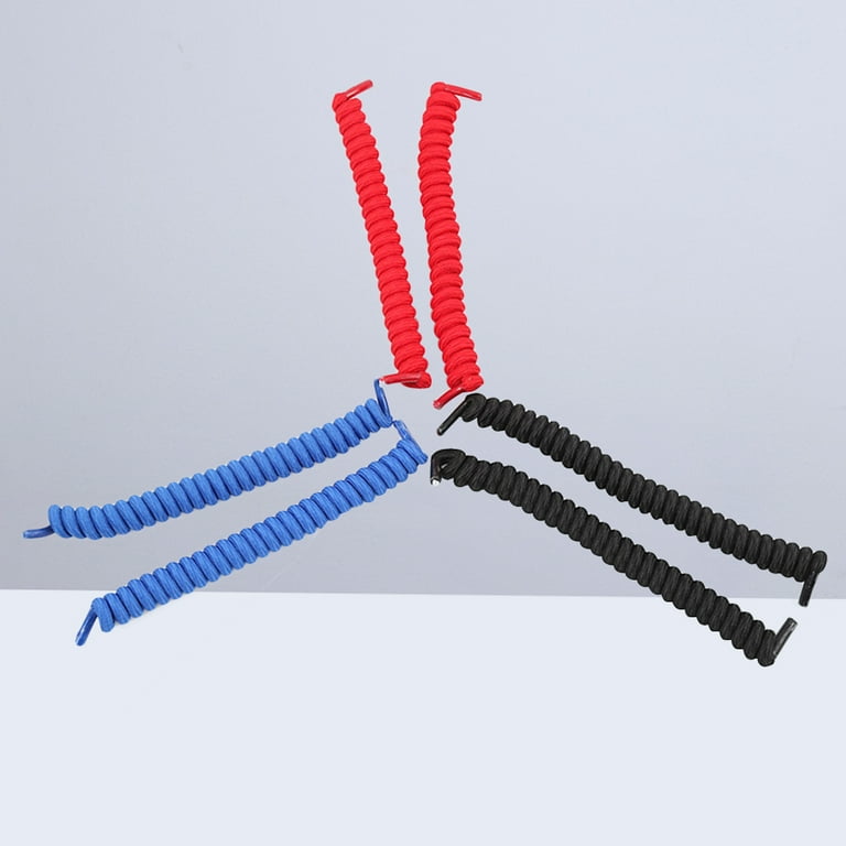 Red and shop blue shoelaces