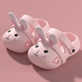 thumbnail image 2 of KPOPLK Kids Boys Girls Cartoon Clogs Slippers Toddler Slip On Lightweight Beach Pool Sandals Size 12,Pink, 2 of 5
