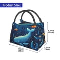 thumbnail image 2 of Disketp Whimsical Underwater Fantasy Bolsa Térmica Estampada, Bolsa Térmica Aislante para Almuerzo, Playa y Campamento, 2 of 6