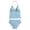 Light Blue, variant on Girl's Swimsuits 2 Piece Halter Triangle Bathing Suits Seashell Boho Bikini Set Swimwear